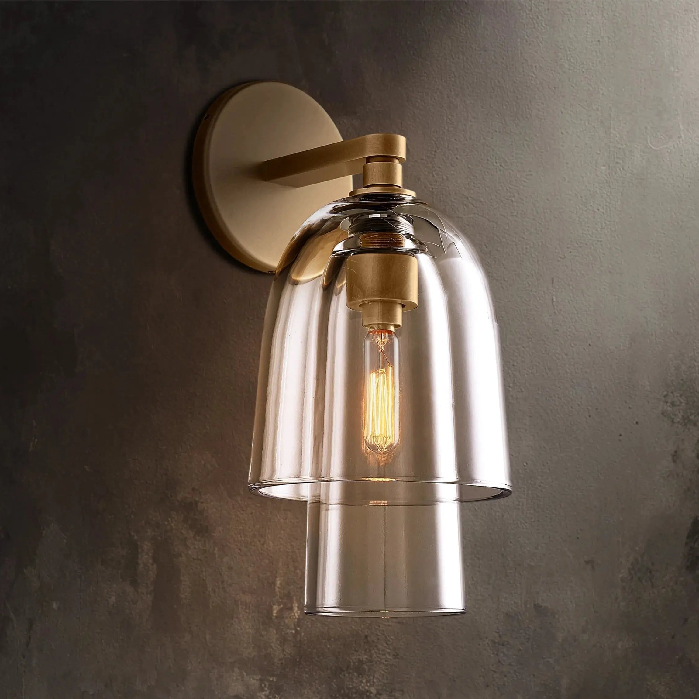 Blom Glass Flute Sconce