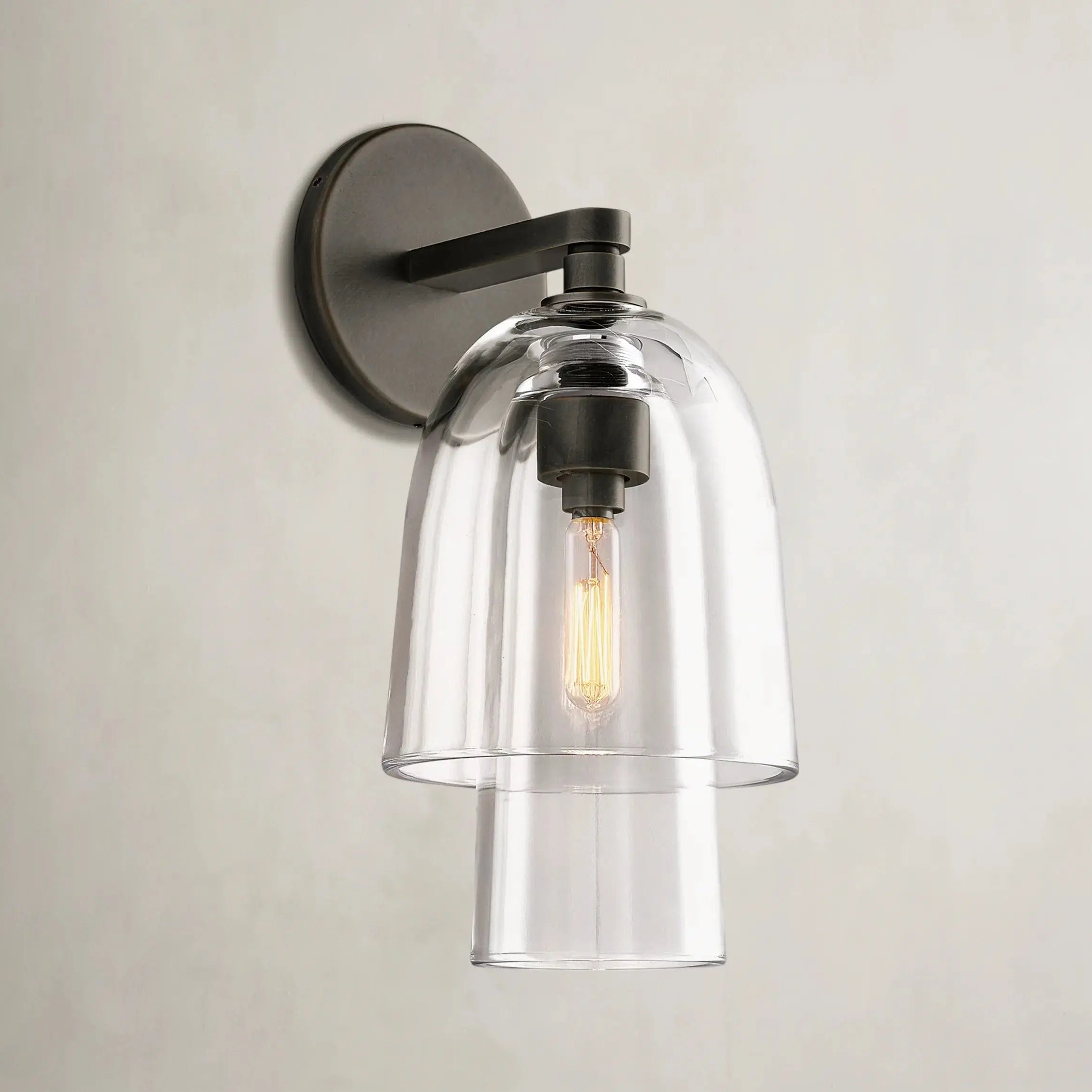 Blom Glass Flute Sconce