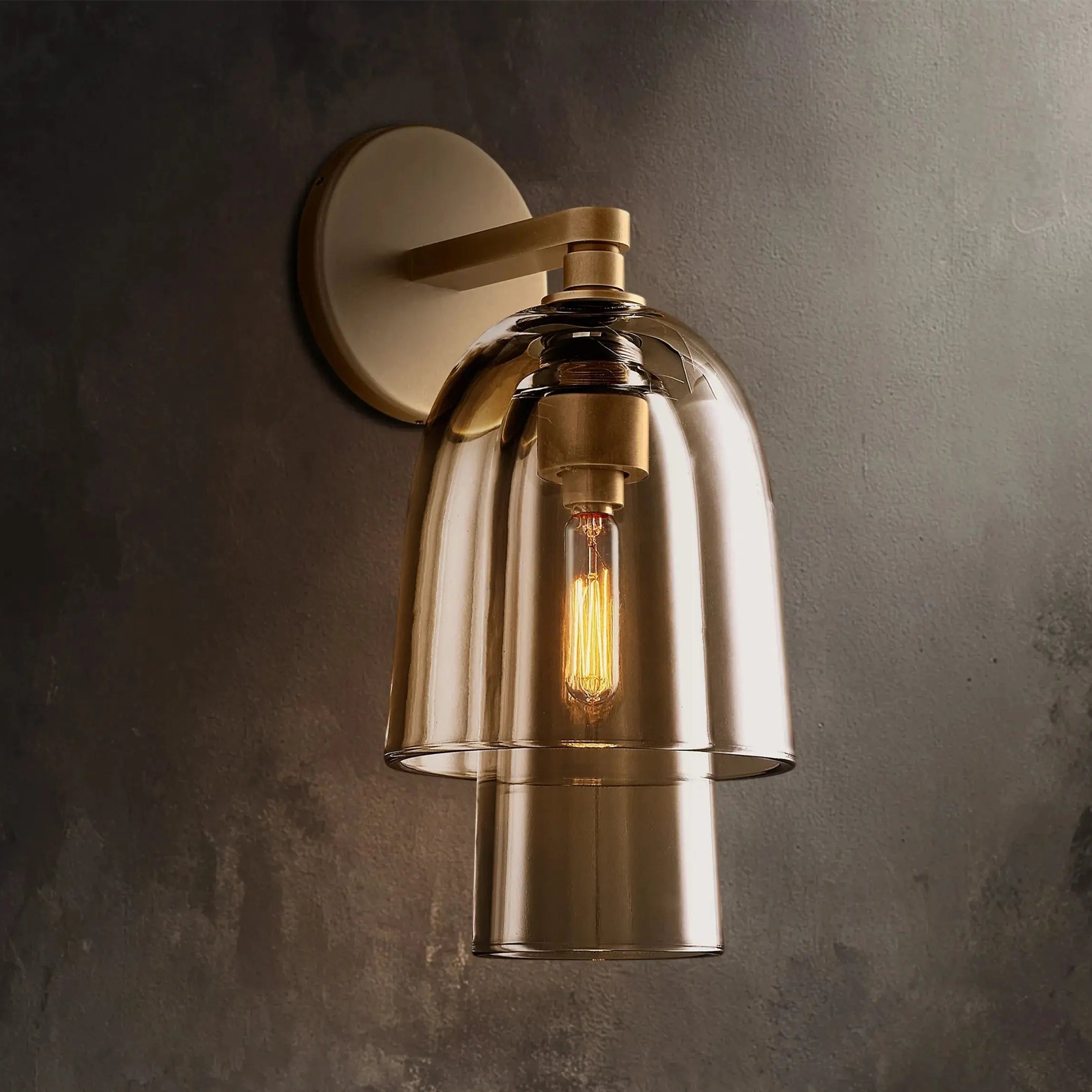 Blom Glass Flute Sconce