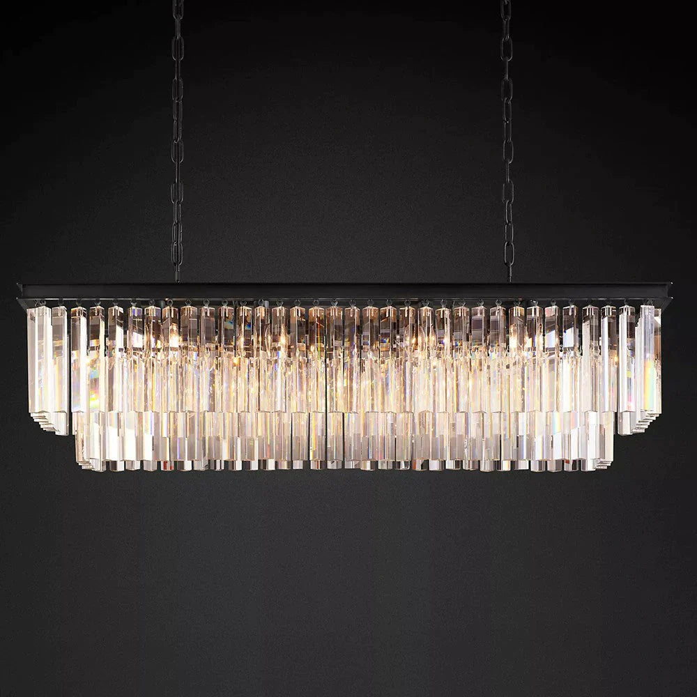 1920S Odeen Rectangular Chandelier