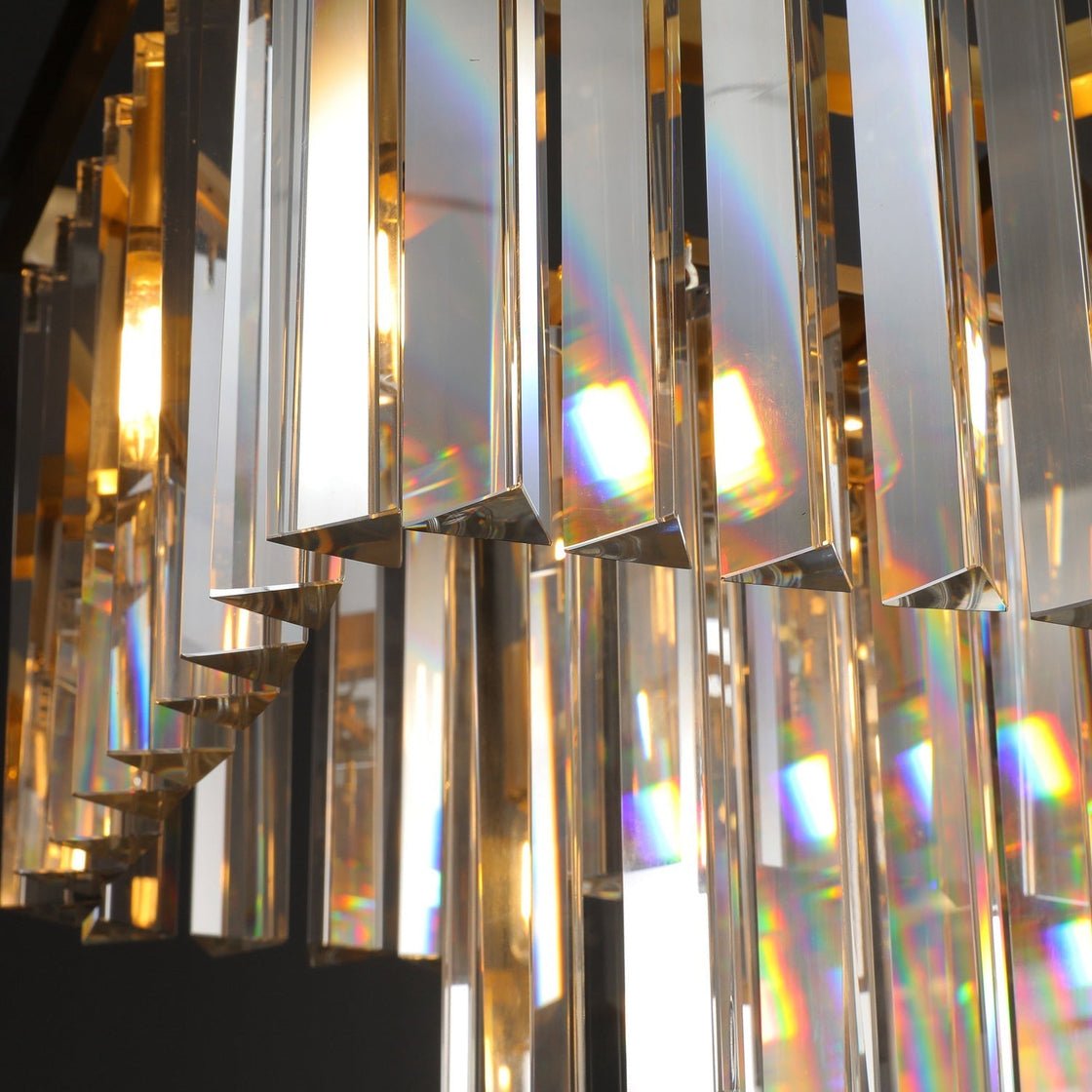 1920S Odeen Rectangular Chandelier - Cyran Lamps