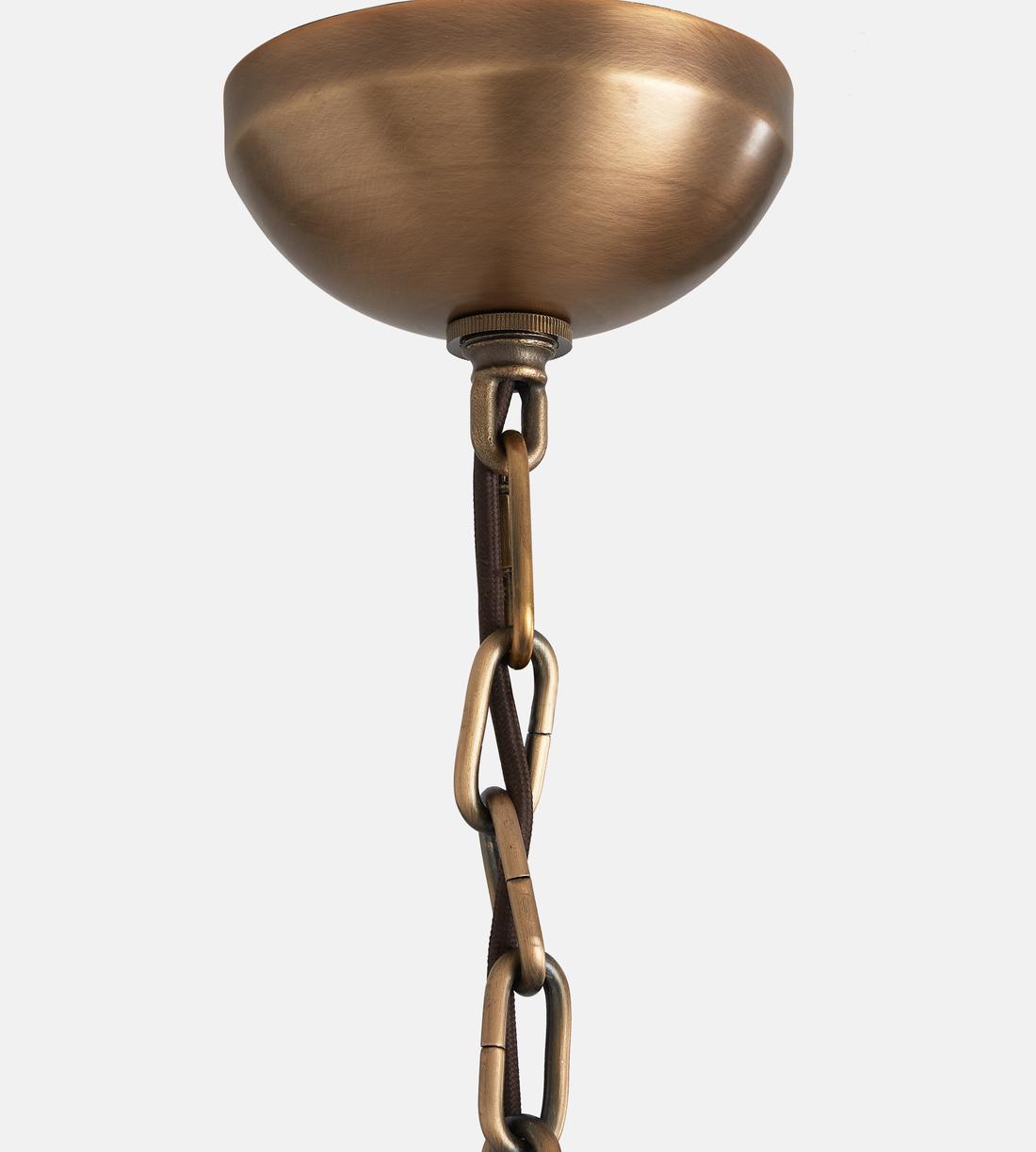 Elba Glass Large Chandelier