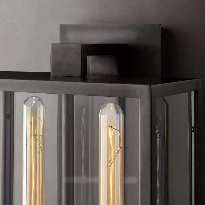 Meet Lighting Beckman Vintage 1-Light Steel & Glass Wall Sconce