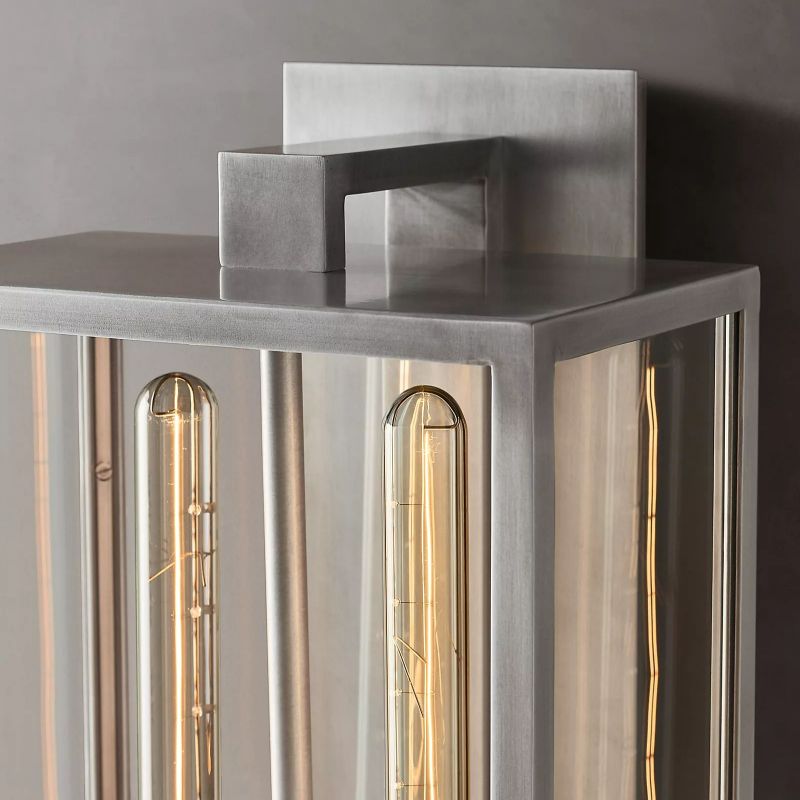 Meet Lighting Beckman Vintage 1-Light Steel & Glass Wall Sconce