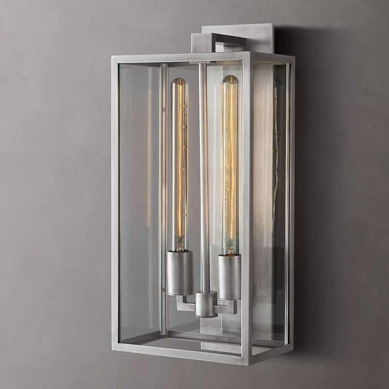 Meet Lighting Beckman Vintage 1-Light Steel & Glass Wall Sconce