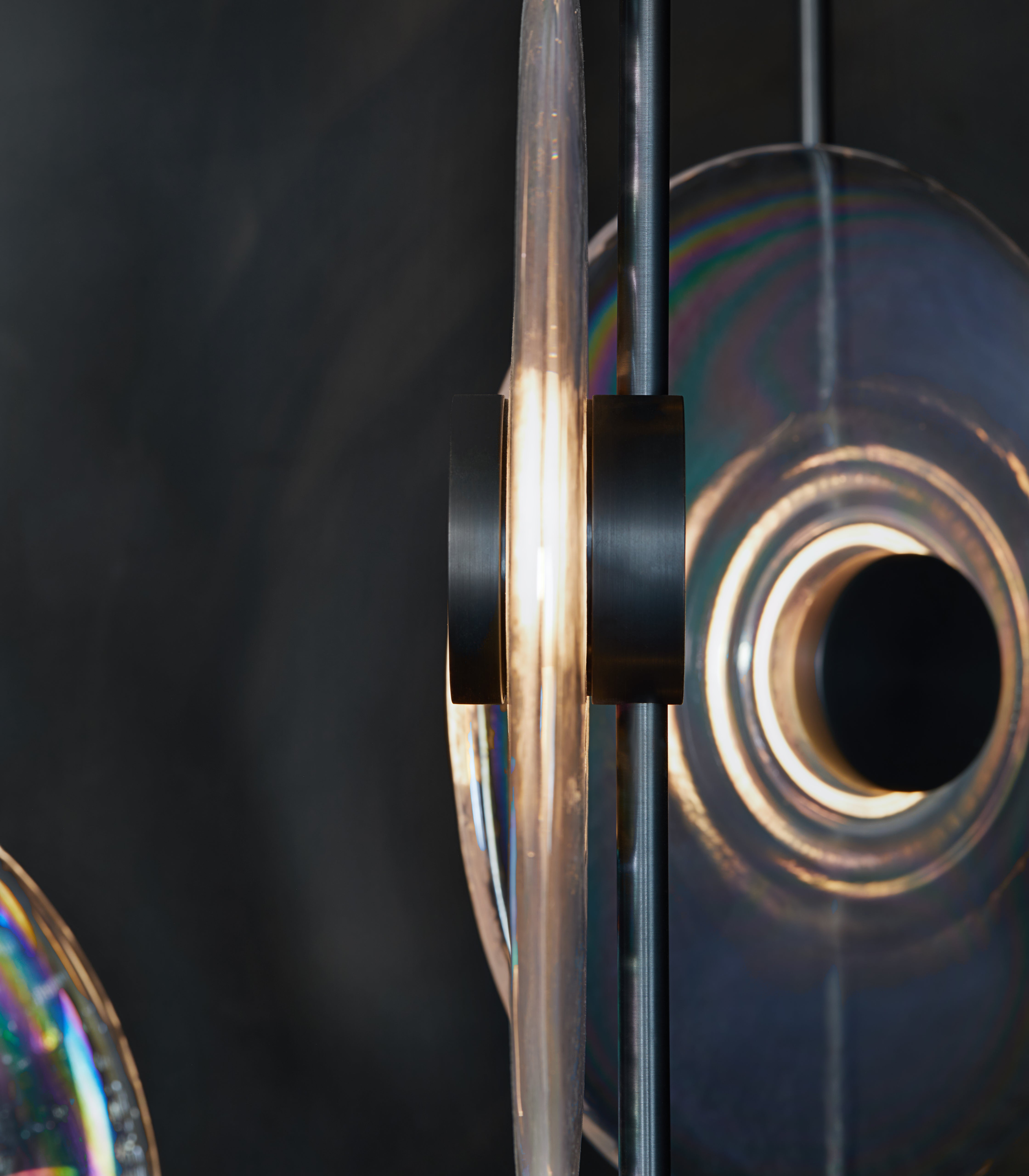 Modern Art Design Radiant Glass Chandelier