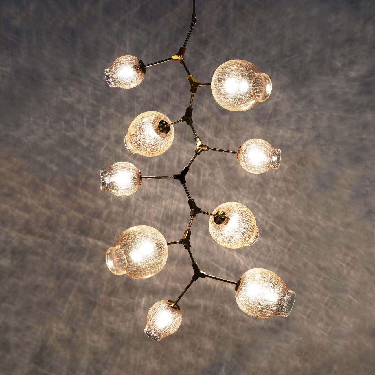 Covington Drop Globe Branching Bubble Chandelier 38''