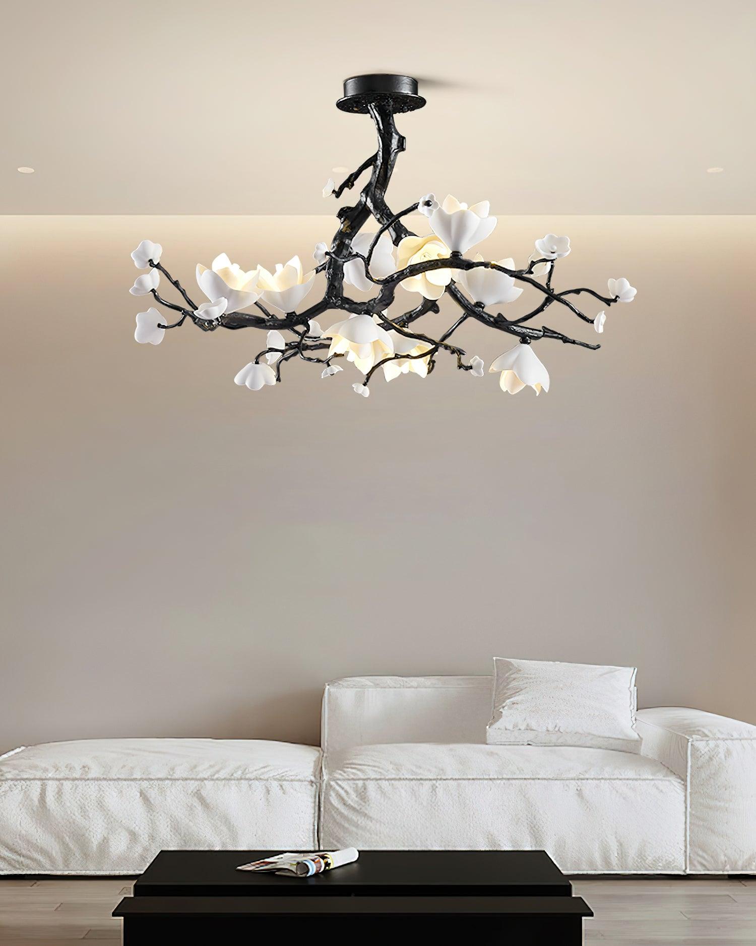 Black Branch Copper Tree Chandelier - ∅ 31.5″ x H 17.7″ / Dia 80cm x H 45cmDark CopperCyranlamps