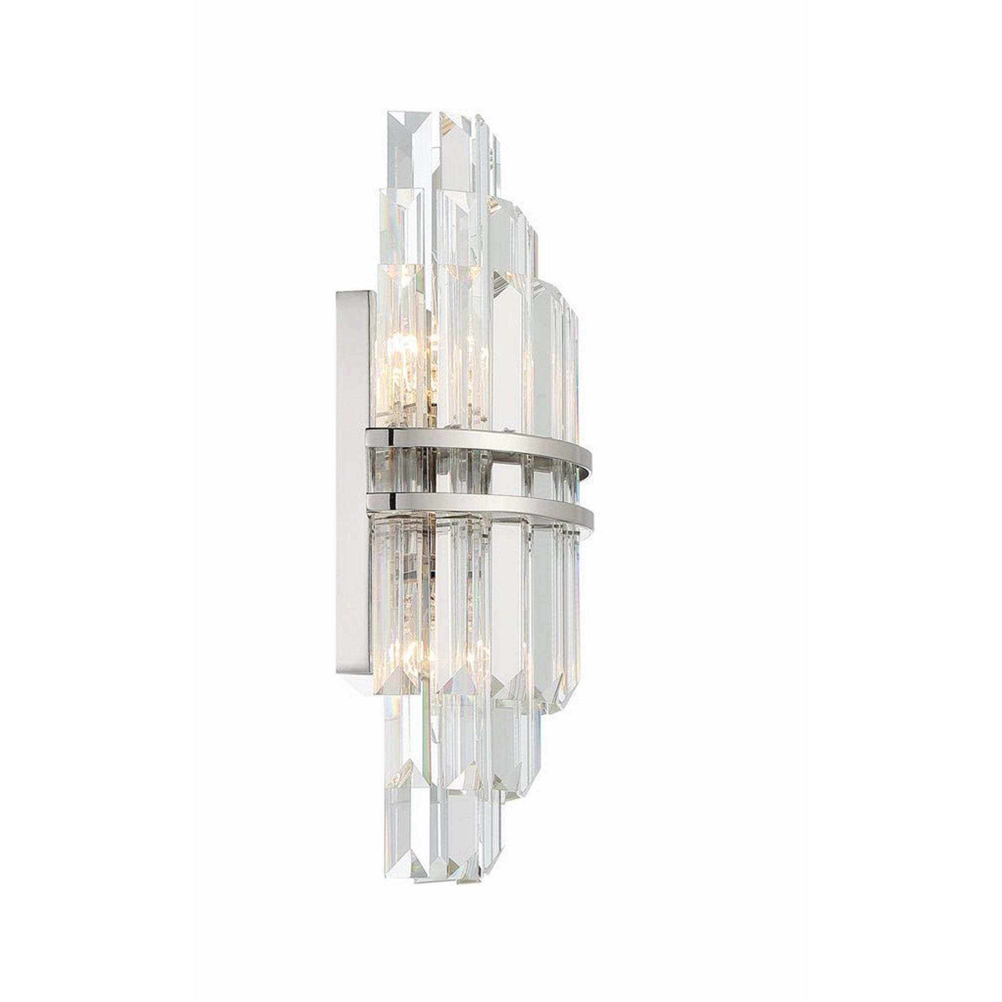 Hayes Crystal 2 Light Wall Sconce