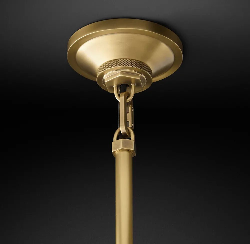 Machinise Glass Globe Pendant - Cyran Lamps