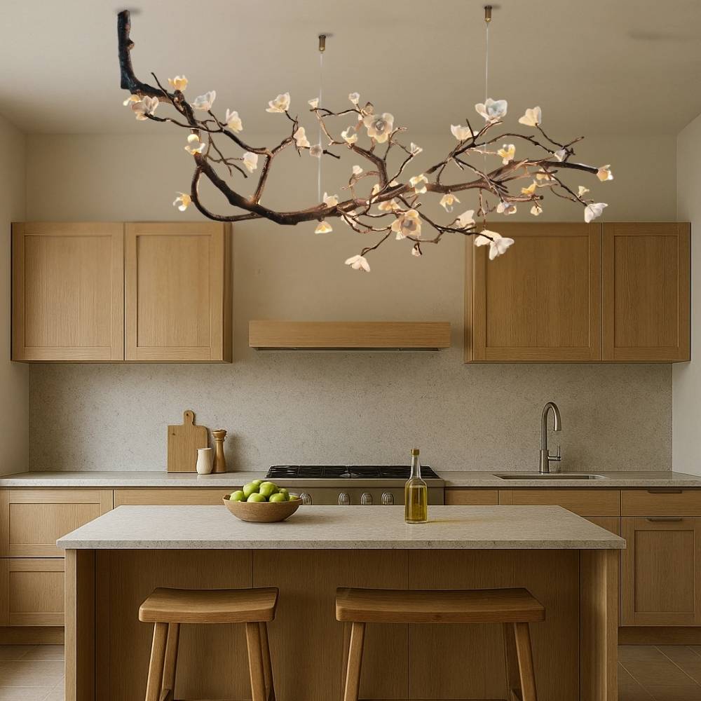 Minas Rustic Tree Branch Chandelier - Black47.24” ( 120 cm )Warm White 3000KCyranlamps