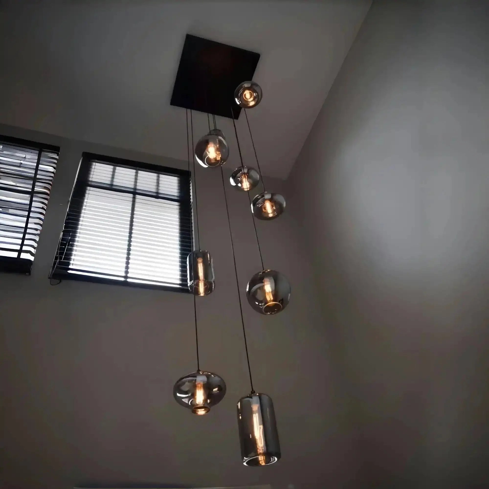 Modern Pendant Fixture light For 2 Story Foyer /Enterway /Staircase