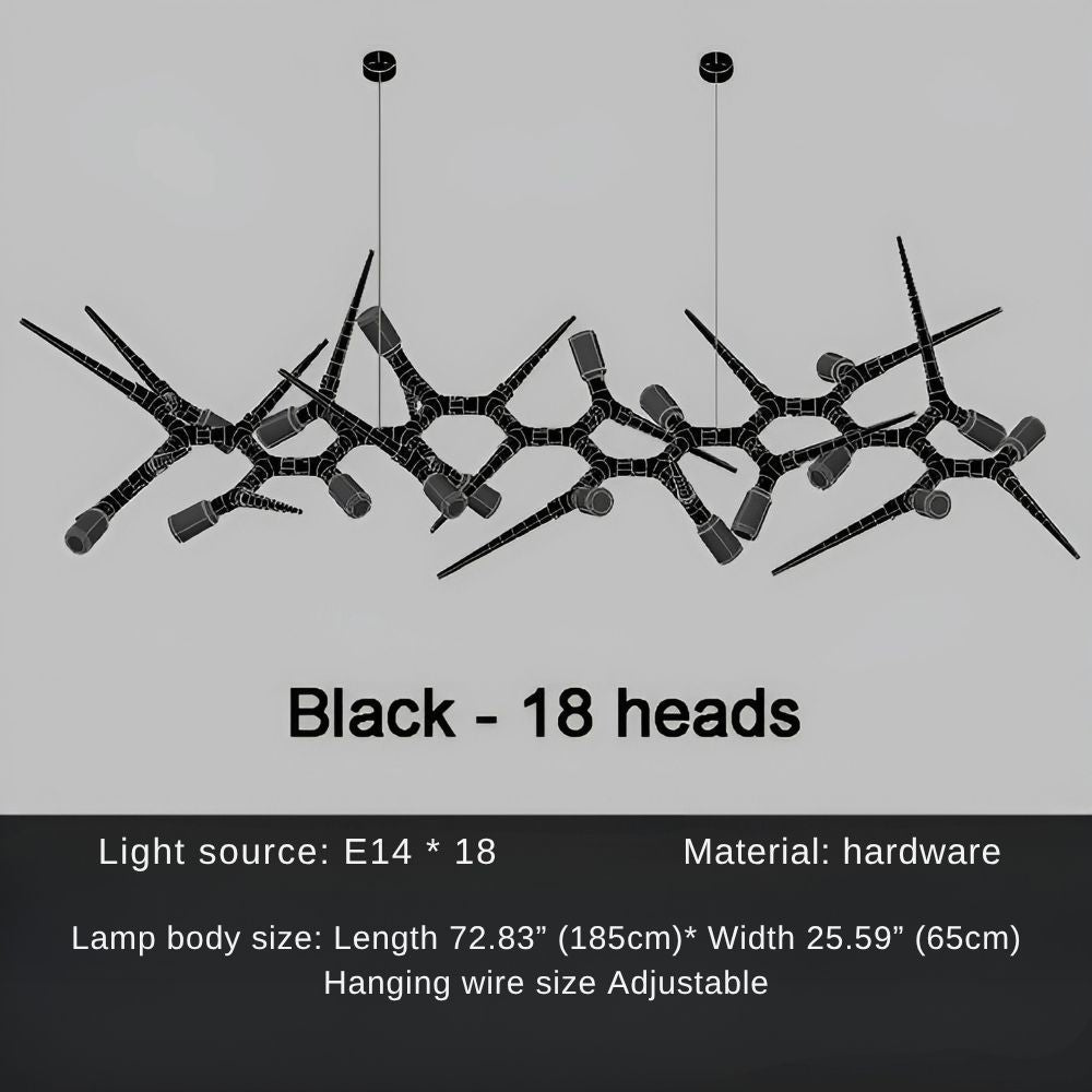 Modern Trendy Dining Room Lighting - 177” (L450cm)Warm light 3000KCyranlamps