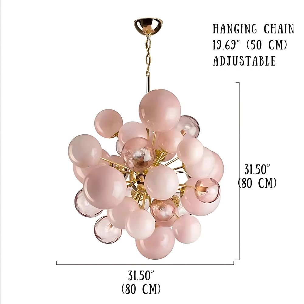 Neve Glass Bubble Chandelier - Warm Light 3000kCyranlamps