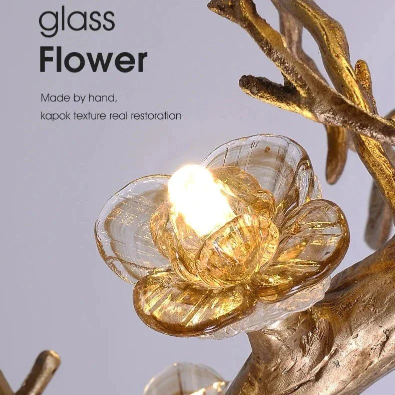 Noa Flower Branch Chandelier - L47.24” (120 cm)Warm White 3000KCyranlamps