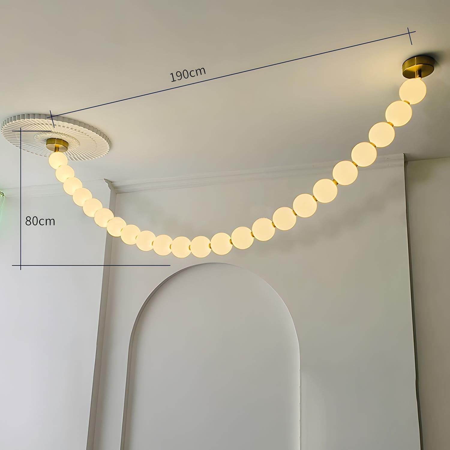 Perlina Necklace Combination Chandelier - Cyran Lamps