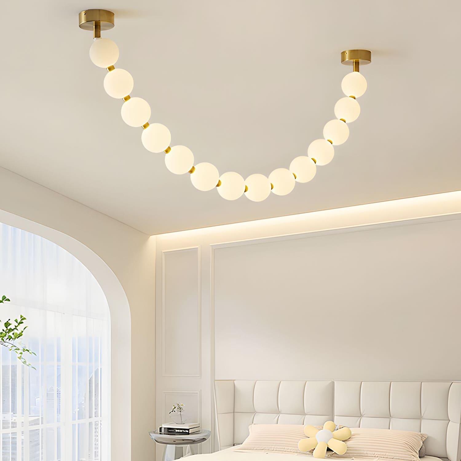 Perlina Necklace Combination Chandelier - Cyran Lamps