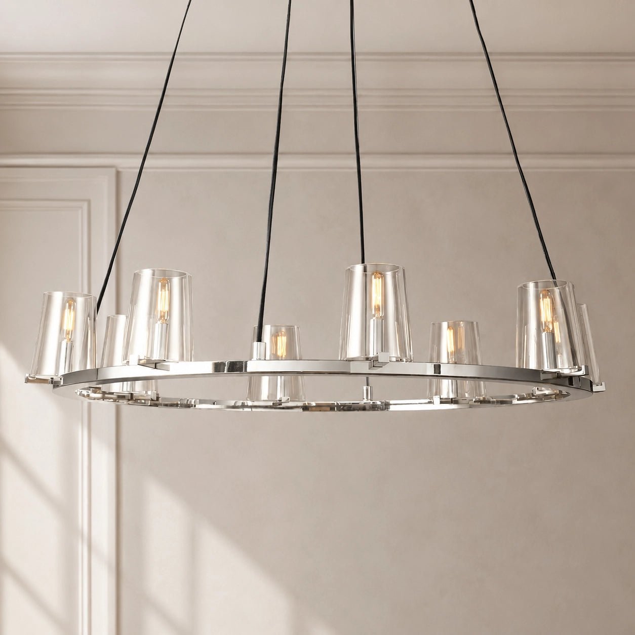 Puailace Round Chandelier - Cyran Lamps