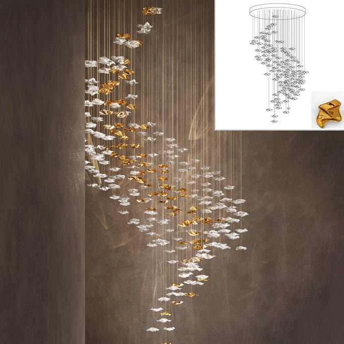 Veloria Fluid Chandelier - Cyran Lamps