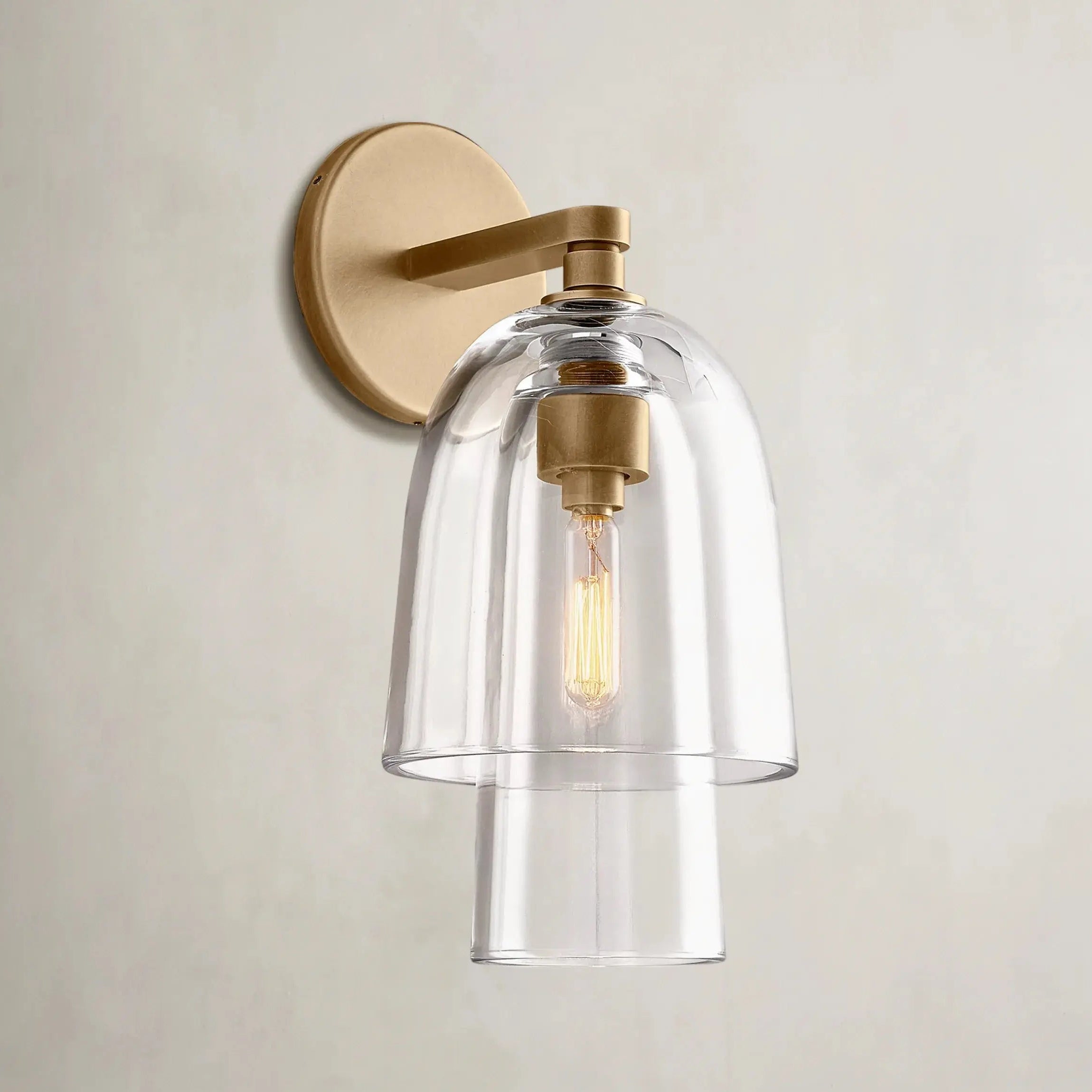 Blom Glass Flute Sconce