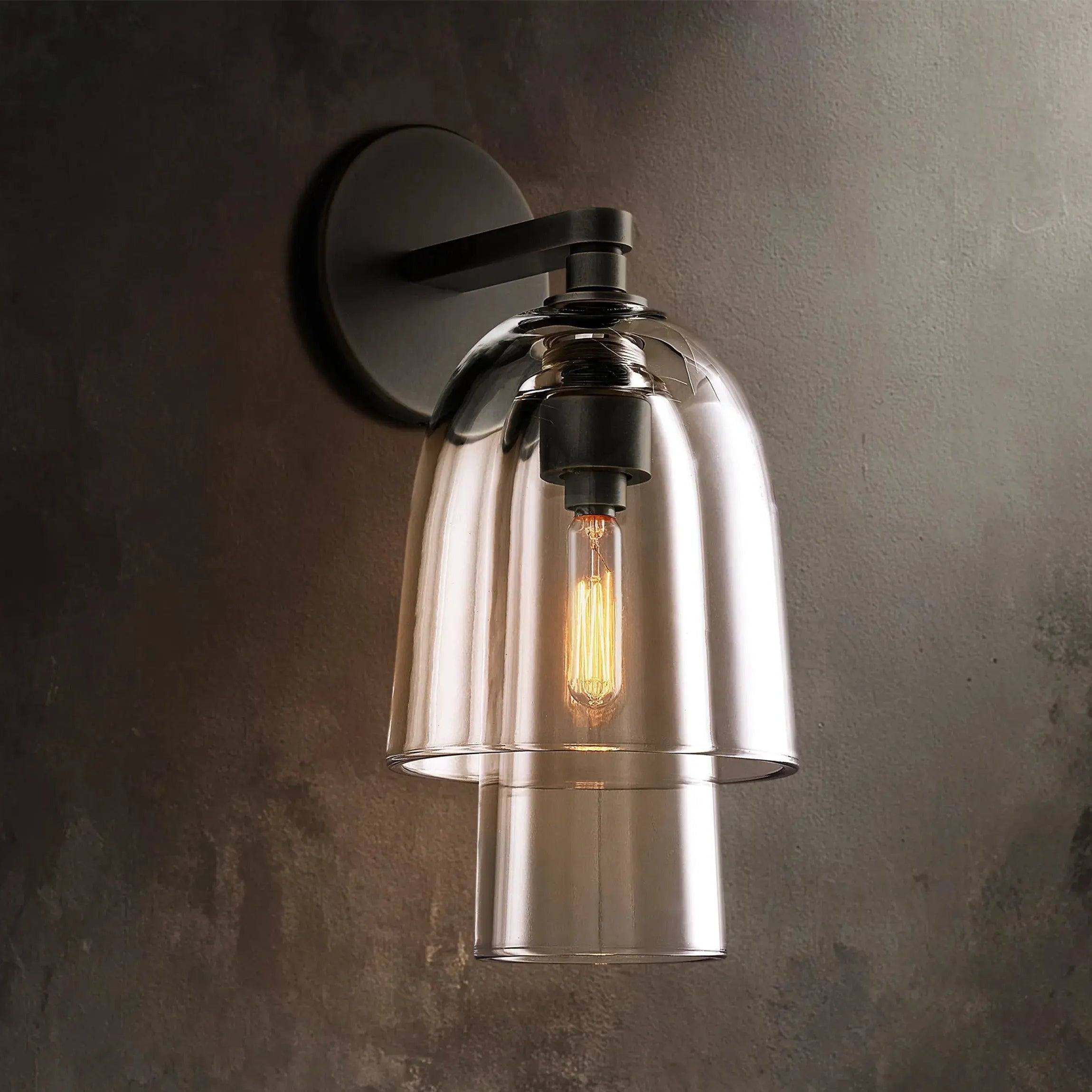 Blom Glass Flute Sconce
