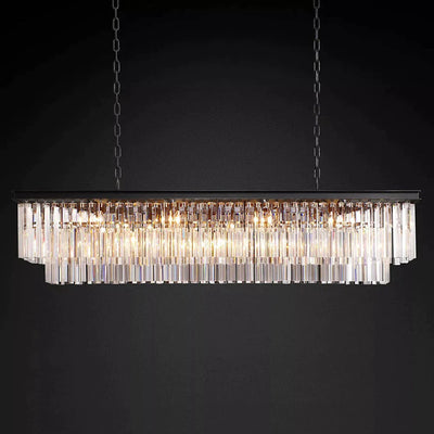 1920S Odeen Rectangular Chandelier