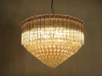 Murano Glass Chandelier – Transparent