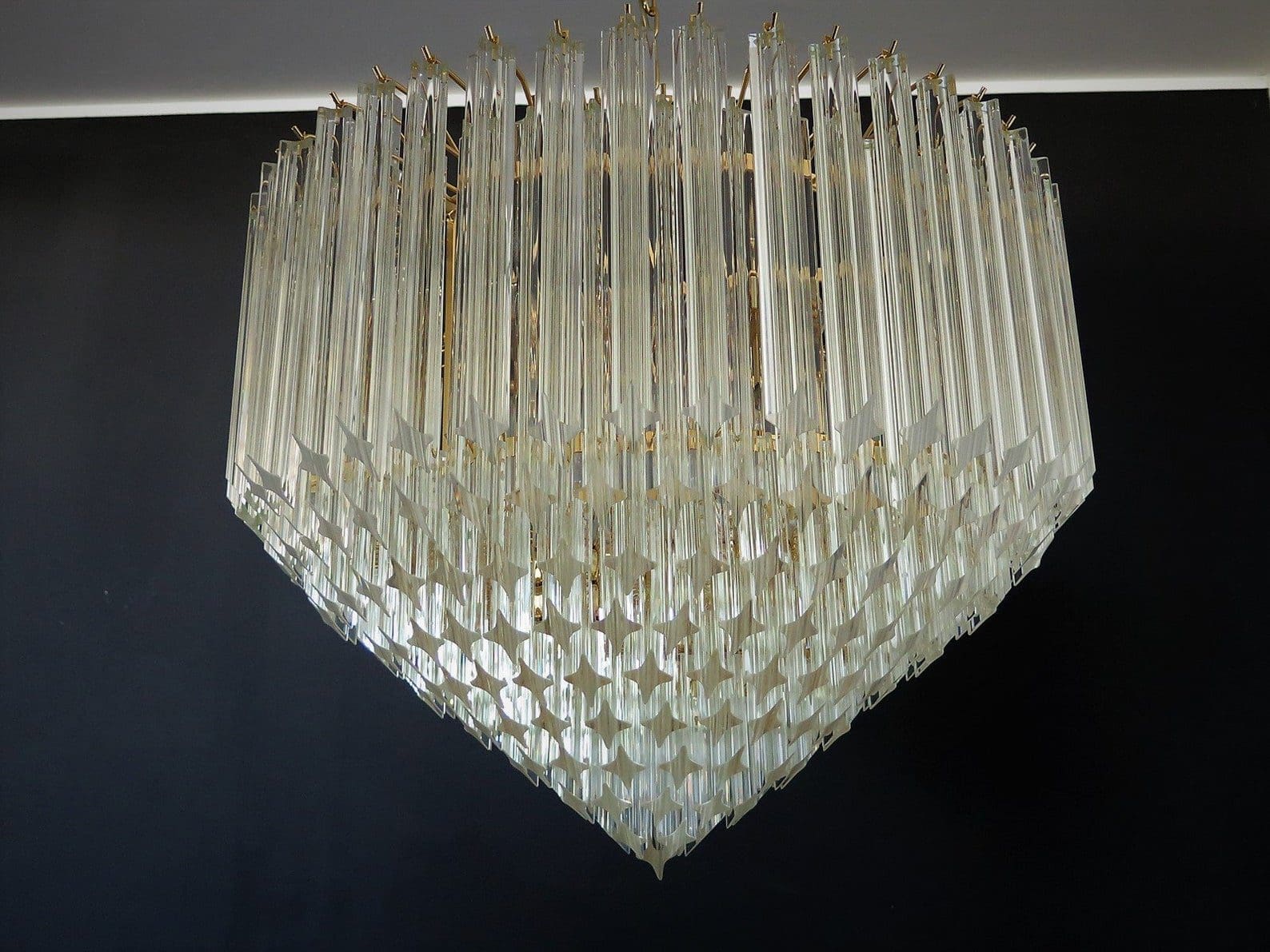 Murano Glass Chandelier – Transparent