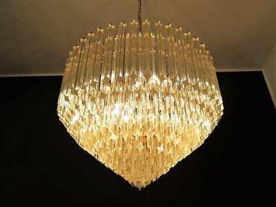 Murano Glass Chandelier – Transparent