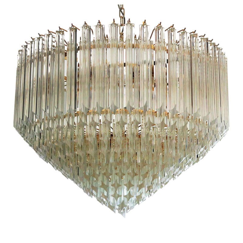 Murano Glass Chandelier – Transparent