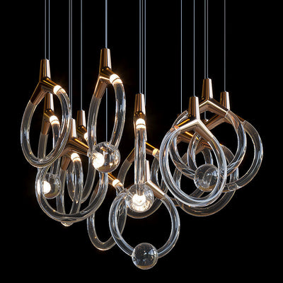 Crystal Orbit Scatter Pendant