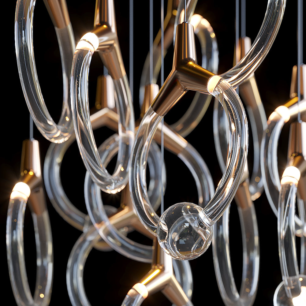 Crystal Orbit Scatter Pendant