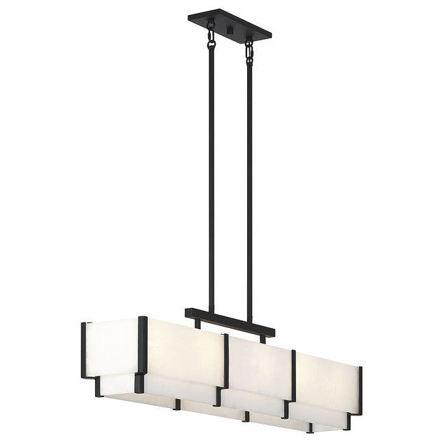 Orleans Linear Alabaster Linear Chandelier