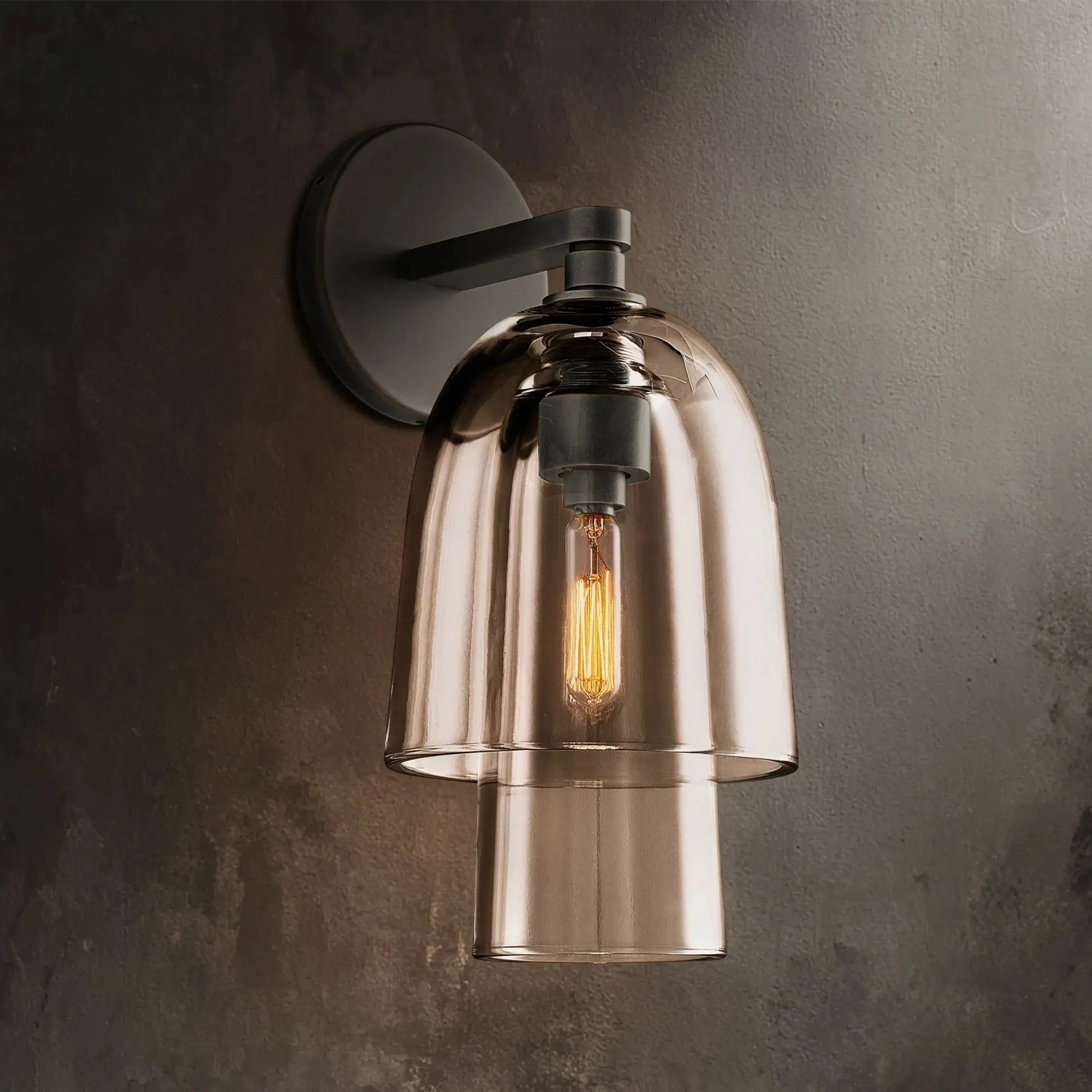 Blom Glass Flute Sconce