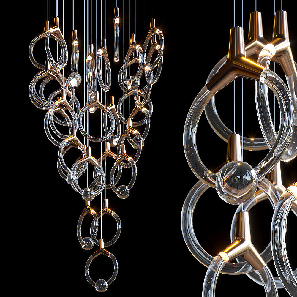 Crystal Orbit Scatter Pendant