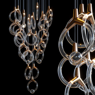 Crystal Orbit Scatter Pendant
