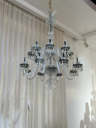 Elegant Crystal Chandelier in Italian
