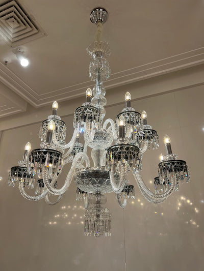 Elegant Crystal Chandelier in Italian