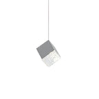 1/3/6/9 - Light Multi Glass Ice Cube Metallic Staircase Chandelier - Cyran Lamps