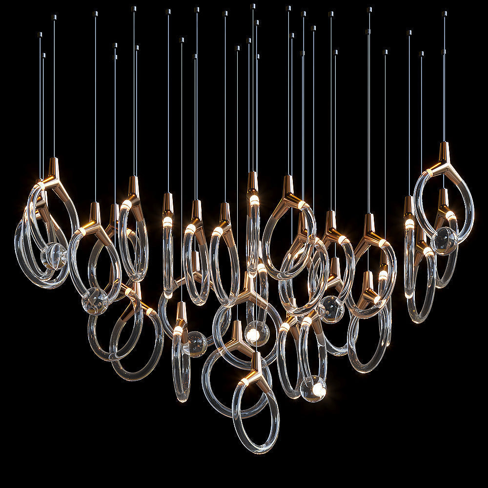 Crystal Orbit Scatter Pendant