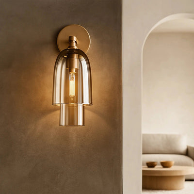 Blom Glass Flute Sconce