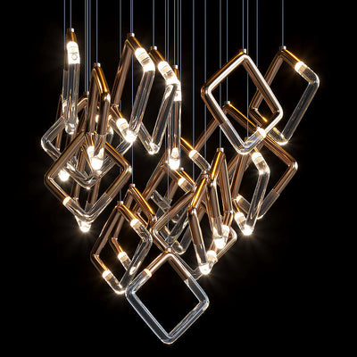 Linear Tube Scatter Pendant