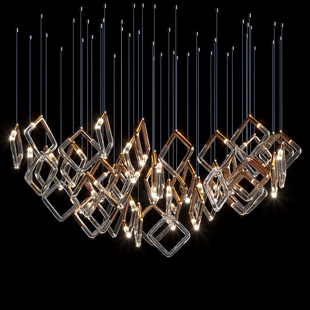 Linear Tube Scatter Pendant