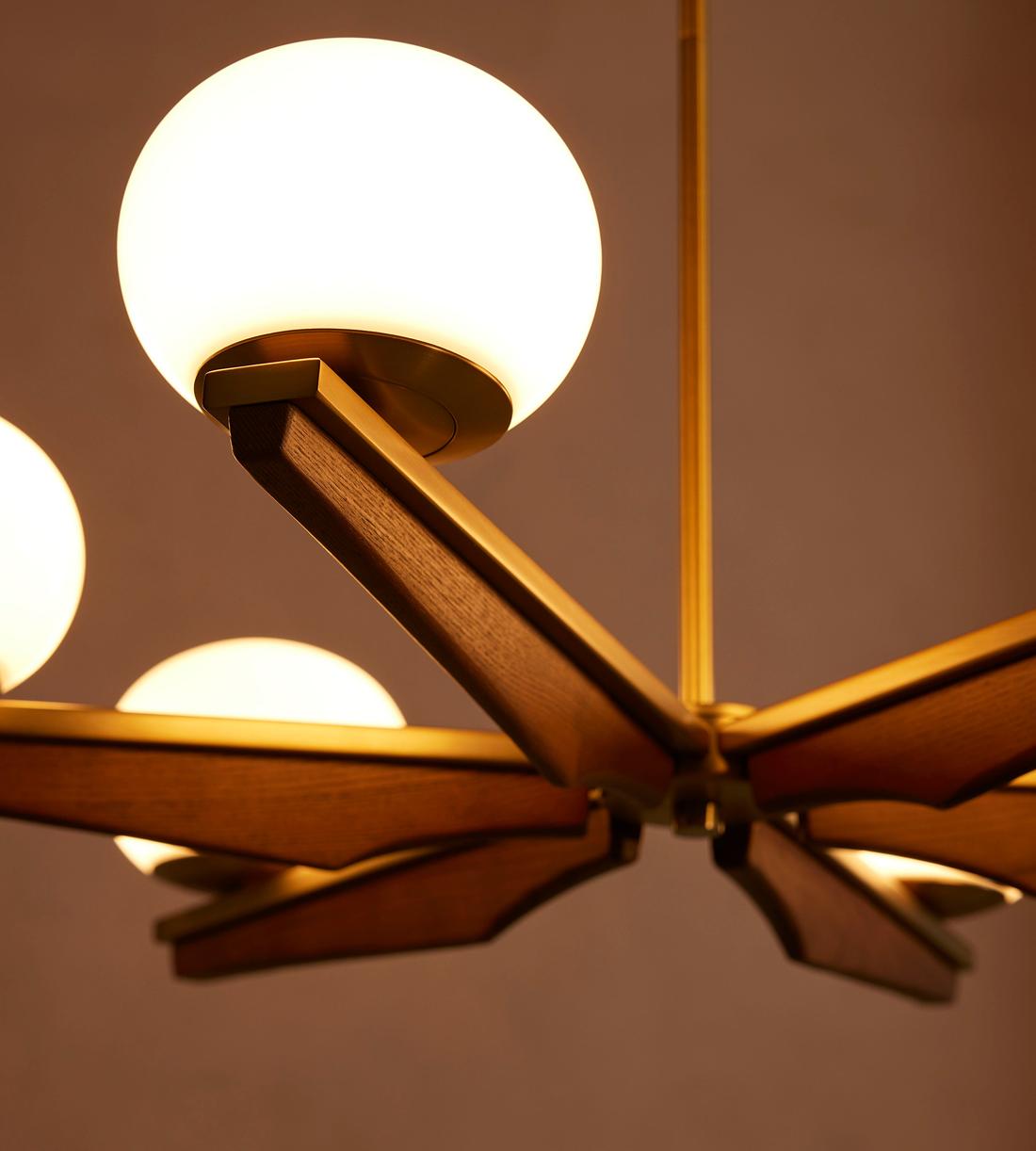 Demarco Glass Chandelier 31"W