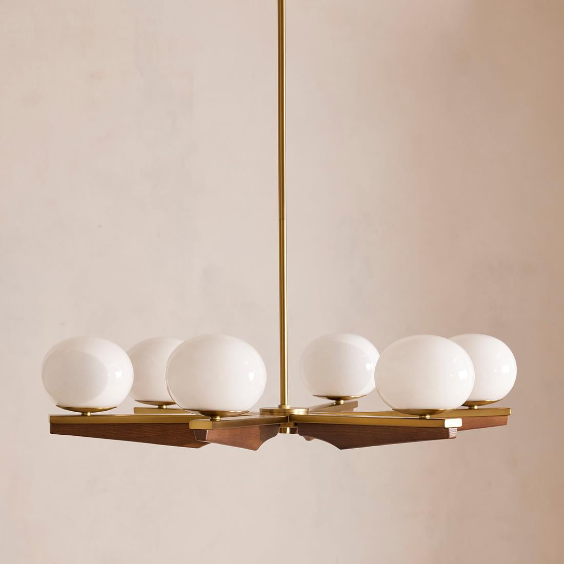 Demarco Glass Chandelier 31"W