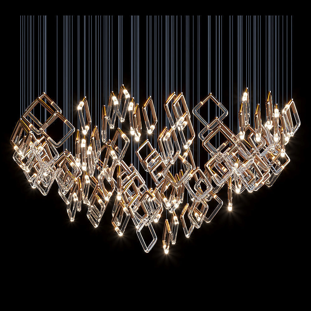 Linear Tube Scatter Pendant
