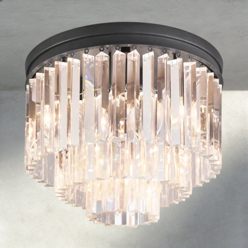 1920s Flushmount 20"32" - Cyran Lamps
