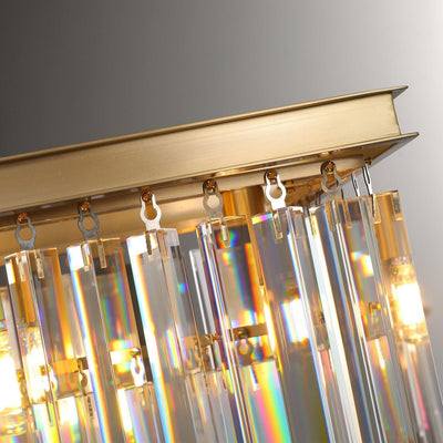 1920S Odeen Rectangular Chandelier - Cyran Lamps