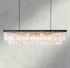 1920S Rectangular Chandelier 40", 49", 59", 72" - Cyran Lamps