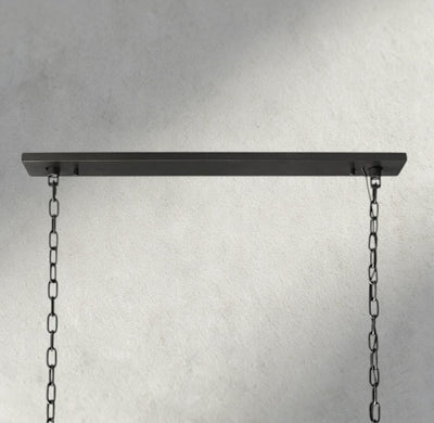 1920S Rectangular Chandelier 40", 49", 59", 72" - Cyran Lamps